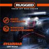 imageSYLVANIA Rugged 3 Inch Cube LED Light Pods  Lifetime Limited Warranty  Flood Light 1400 Raw Lumens Off Road Driving Work Light Truck Tractor Boat ATV UTV SUV 4x4 2 PC