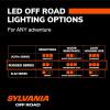 imageSYLVANIA Rugged 3 Inch Cube LED Light Pods  Lifetime Limited Warranty  Flood Light 1400 Raw Lumens Off Road Driving Work Light Truck Tractor Boat ATV UTV SUV 4x4 2 PC
