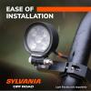 imageSYLVANIA Universal Bar Mount Bracket Clamp Kit for LED Lights and Accessories Fits Tubes Measuring 1quot 15quot 175quot ampamp 2quot inch Diameter
