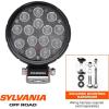 imageSylvania  Rugged 4 Inch Round LED Light Pod  Lifetime Limited Warranty  Flood Light 2100 Raw Lumens Off Road Driving Work Light Truck Car Boat ATV UTV SUV 4x4 1 PC