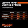 imageSylvania  Rugged 4 Inch Round LED Light Pod  Lifetime Limited Warranty  Flood Light 2100 Raw Lumens Off Road Driving Work Light Truck Car Boat ATV UTV SUV 4x4 1 PC