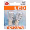 imageSYLVANIA  1157 LED White Mini Bulb  Bright LED Bulb Ideal for Daytime Running Lights DRL and BackUpReverse Lights Contains 2 BulbsRed
