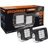 imageSYLVANIA  Ultra 3 Inch Cube LED Light Pod  Lifetime Limited Warranty  Spot Light 2360 Raw Lumens Off Road Driving Work Light Truck Car Boat ATV UTV SUV 4x4 2 PC
