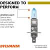 imageSYLVANIA  H1 SilverStar zXe GOLD High Performance Halogen Headlight Bulb  Headlight ampamp Fog Light Bright White Light Output Best HID Alternative Xenon Charged Technology Contains 2 Bulbs