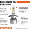 imageSYLVANIA 9003  H4 LED Powersport Headlight Bulbs for OffRoad Use or Fog Lights  2 Pack