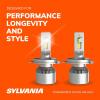 imageSYLVANIA 9003  H4 LED Powersport Headlight Bulbs for OffRoad Use or Fog Lights  2 Pack