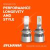 imageSYLVANIA 9006 LED Powersport Headlight Bulbs for OffRoad Use or Fog Lights  2 Pack