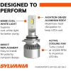 imageSYLVANIA 9006 LED Powersport Headlight Bulbs for OffRoad Use or Fog Lights  2 Pack