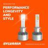 imageSYLVANIA H1 LED Powersport Headlight Bulbs for OffRoad Use or Fog Lights  2 Pack