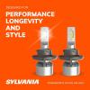 imageSYLVANIA H13 9008 LED Powersport Headlight Bulbs for OffRoad Use or Fog Lights  2 Pack