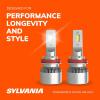 imageSYLVANIA H9 LED Powersport Headlight Bulbs for OffRoad Use or Fog Lights  2 Pack