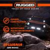 imageSYLVANIA Rugged 6 Inch Flood LED Light Bar  LIFETIME Limited Warranty  Floodlight 1700 Raw Lumens  Off Road Driving Work Light  For Truck Boat Tractor ATV UTV SUV 4x4 1 PC