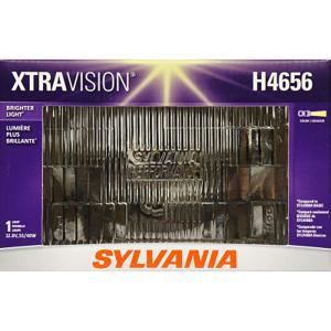 imageSYLVANIA  H4656 XtraVision Sealed Beam Headlight  Halogen Headlight Replacement 100x165 Delivers More Downroad Visibility Contains 1 Bulb