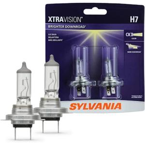 imageSYLVANIA  H7 XtraVision  High Performance Halogen Headlight Bulb High Beam Low Beam and Fog Replacement Bulb Contains 2 Bulbs