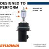 imageSYLVANIA  9004 SilverStar  High Performance Halogen Headlight Bulb High Beam Low Beam and Fog Replacement Bulb Brighter Downroad with Whiter Light Contains 2 Bulbs