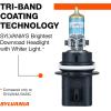 imageSYLVANIA  9004 SilverStar Ultra  High Performance Halogen Headlight Bulb High Beam Low Beam and Fog Replacement Bulb Brightest Downroad with Whiter Light TriBand Technology Contains 2 Bulbs