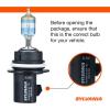 imageSYLVANIA  9004 SilverStar Ultra  High Performance Halogen Headlight Bulb High Beam Low Beam and Fog Replacement Bulb Brightest Downroad with Whiter Light TriBand Technology Contains 2 Bulbs