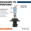imageSYLVANIA  9006XS SilverStar  High Performance Halogen Headlight Bulb High Beam Low Beam and Fog Replacement Bulb Brighter Downroad with Whiter Light Contains 2 Bulbs