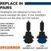 imageSYLVANIA  9006XS SilverStar  High Performance Halogen Headlight Bulb High Beam Low Beam and Fog Replacement Bulb Brighter Downroad with Whiter Light Contains 2 Bulbs