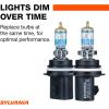 imageSYLVANIA  9007 SilverStar Ultra  High Performance Halogen Headlight Bulb High Beam Low Beam and Fog Replacement Bulb Brightest Downroad with Whiter Light TriBand Technology Contains 2 Bulbs