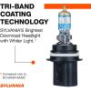 imageSYLVANIA  9007 SilverStar Ultra  High Performance Halogen Headlight Bulb High Beam Low Beam and Fog Replacement Bulb Brightest Downroad with Whiter Light TriBand Technology Contains 2 Bulbs
