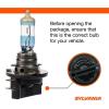 imageSYLVANIA  H11B SilverStar Ultra  High Performance Halogen Headlight Bulb High Beam Low Beam and Fog Replacement Bulb Brightest Downroad with Whiter Light TriBand Technology Contains 2 Bulbs