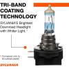 imageSYLVANIA  H11B SilverStar Ultra  High Performance Halogen Headlight Bulb High Beam Low Beam and Fog Replacement Bulb Brightest Downroad with Whiter Light TriBand Technology Contains 2 Bulbs