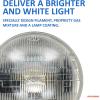 imageSYLVANIA  H6024 SilverStar Sealed Beam Headlight  High Performance Halogen Headlight Replacement 7 inch Round PAR56 Brighter Whiter Light for Added Clarity Downroad and Sideroad Contains 1 Bulb