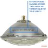 imageSYLVANIA  H6024 SilverStar Sealed Beam Headlight  High Performance Halogen Headlight Replacement 7 inch Round PAR56 Brighter Whiter Light for Added Clarity Downroad and Sideroad Contains 1 Bulb
