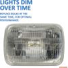 imageSYLVANIA  H6054 SilverStar Sealed Beam Headlight  High Performance Halogen Headlight Replacement 142x200 Brighter ampamp Whiter Light for Added Clarity Downroad and Sideroad Contains 1 Bulb
