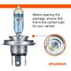 imageSYLVANIA 9003 SilverStar Ultra High Performance Halogen Headlight Bulb Brightest Downroad with Whiter Light 2 Bulbs