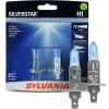 imageSYLVANIA  9005XS SilverStar  High Performance Halogen Headlight Bulb High Beam Low Beam and Fog Replacement Bulb Brighter Downroad with Whiter Light Contains 2 BulbsH1 SilverStar
