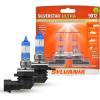 imageSYLVANIA  9012 SilverStar Ultra  High Performance Halogen Headlight Bulb High Beam Low Beam and Fog Replacement Bulb Brightest Downroad with Whiter Light TriBand Technology Contains 2 Bulbs