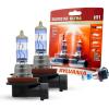 imageSYLVANIA  H11 SilverStar Ultra  High Performance Halogen Headlight Bulb High Beam Low Beam and Fog Replacement Bulb Brightest Downroad with Whiter Light TriBand Technology Contains 2 Bulbs