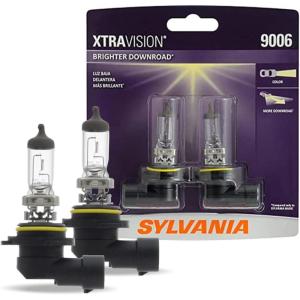 imageSYLVANIA  9006 XtraVision Halogen Headlight Bulb  HighPerformance Car Headlight  Replacement Halogen Light  For Automotive  2 Bulbs
