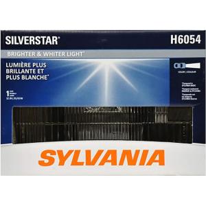 imageSYLVANIA  H6054 SilverStar Sealed Beam Headlight  High Performance Halogen Headlight Replacement 142x200 Brighter ampamp Whiter Light for Added Clarity Downroad and Sideroad Contains 1 Bulb