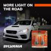 imageSYLVANIA  H13 SilverStar Ultra  High Performance Halogen Headlight Bulb High Beam Low Beam and Fog Replacement Bulb Brightest Downroad with Whiter Light TriBand Technology Contains 2 Bulbs