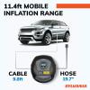imageSYLVANIA H7 Xtravision Bulbs Headlight Restoration Kit and Plus Portable Tire Inflator  Bundle