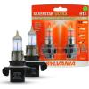 imageSYLVANIA  H13 SilverStar Ultra  High Performance Halogen Headlight Bulb High Beam Low Beam and Fog Replacement Bulb Brightest Downroad with Whiter Light TriBand Technology Contains 2 Bulbs