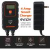 imageSYLVANIA  Smart Charger  HeavyDuty Portable Car Battery Charger  Makes Car Charging Easy  Use as Battery Maintainer  6V or 12V Voltage Output  4 AMP
