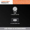 imageSYLVANIA  Single Output LED Wiring Harness  12V On Off Switch Power Relay Blade Fuse Off Road LED Work Light Off Road Driving Light Truck Boat ATV UTV SUV 4x4 1 PC