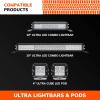 imageSYLVANIA  Single Output LED Wiring Harness  12V On Off Switch Power Relay Blade Fuse Off Road LED Work Light Off Road Driving Light Truck Boat ATV UTV SUV 4x4 1 PC