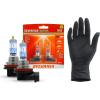 imageSYLVANIA  H11 SilverStar Ultra plus Free Installation Gloves  High Performance Halogen Headlight Bulb High Beam Low Beam Fog Replacement Bulb Brightest Downroad Whiter Light Contains 2 Bulbs