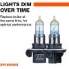 imageSYLVANIA  9005 SilverStar Ultra  High Performance Halogen Headlight Bulb High Beam Low Beam and Fog Replacement Bulb Brightest Downroad with Whiter Light TriBand Technology Contains 1 BulbH13 SilverStar Ultra