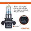 imageSYLVANIA  9005 SilverStar Ultra  High Performance Halogen Headlight Bulb High Beam Low Beam and Fog Replacement Bulb Brightest Downroad with Whiter Light TriBand Technology Contains 1 BulbH13 SilverStar Ultra
