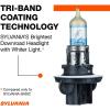 imageSYLVANIA  9005 SilverStar Ultra  High Performance Halogen Headlight Bulb High Beam Low Beam and Fog Replacement Bulb Brightest Downroad with Whiter Light TriBand Technology Contains 1 BulbH13 SilverStar Ultra