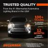 imageSYLVANIA  9012 SilverStar Ultra  High Performance Halogen Headlight Bulb High Beam Low Beam and Fog Replacement Bulb Brightest Downroad with Whiter Light TriBand Technology Contains 1 Bulb