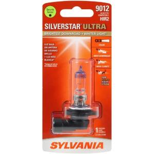 imageSYLVANIA  9012 SilverStar Ultra  High Performance Halogen Headlight Bulb High Beam Low Beam and Fog Replacement Bulb Brightest Downroad with Whiter Light TriBand Technology Contains 1 Bulb