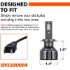 imageSYLVANIA H7 LED Ultra  Fog Lights For Cars and Trucks  Headlight Bulbs for Off Road Powersports  6000k Cool White LED Light  Maximum Lifespan  No Polarity  DIY Upgrade