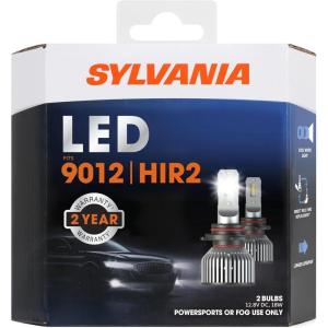 imageSYLVANIA 9012 LED  Fog Lights For Cars and Trucks  Headlight Bulbs for Off Road Powersports  6000k Cool White LED Light  LongLasting Bulbs  No Polarity  DIY Upgrade